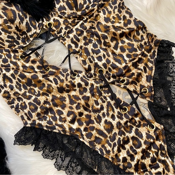 M,L Vs Victoria’s Secret Sexy little Fantasies,Cat Dress up Costume Teddy - Picture 5 of 12